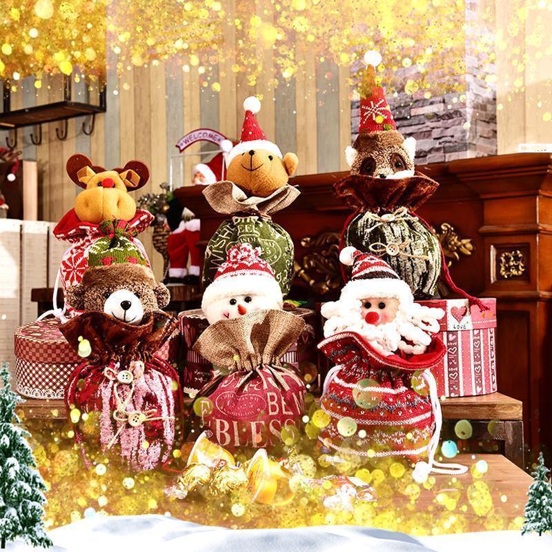 Lovely Doll Christmas Gift Bags