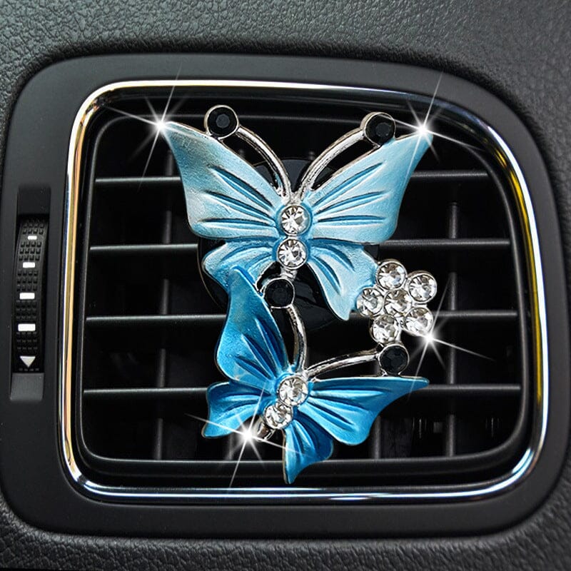 Bling Butterfly Car Accessories, Cute Car Air Freshener