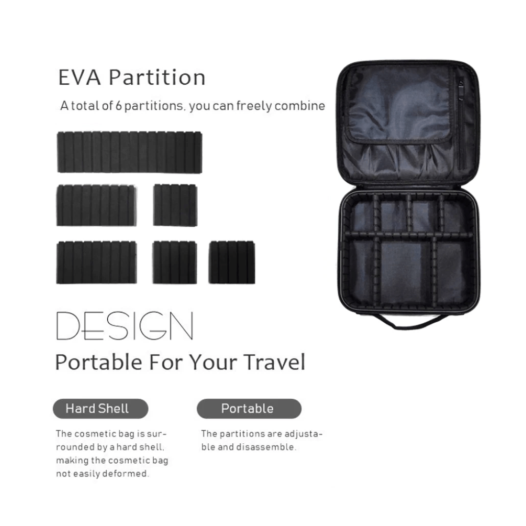 Portable Cosmetic Storage Case