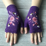 Hand Embroidered Gloves