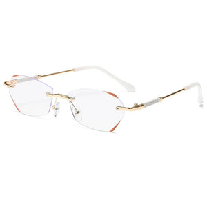 Fashionable Anti-blue Light Rimless Reading Glasses