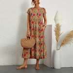 Ladies Loose Printed Summer Dress