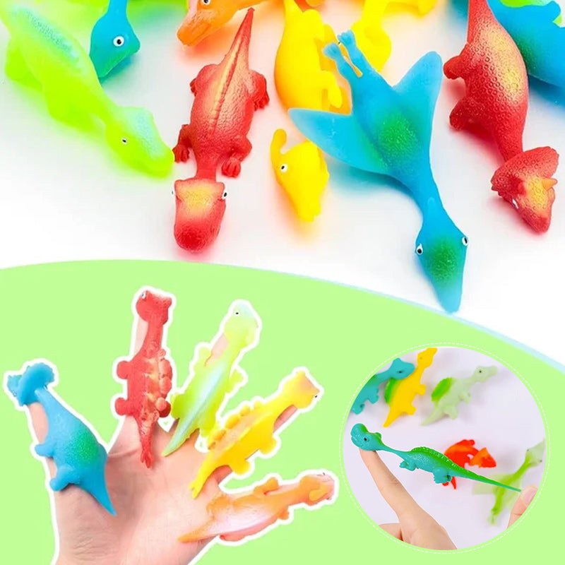 Slingshot Dinosaur Finger Toys (10pcs)