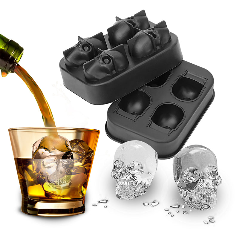 3D Creative Skull Ice Tray Mold