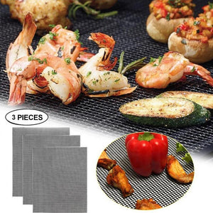 Reusable PTFE-Fiberglass Grill Mat