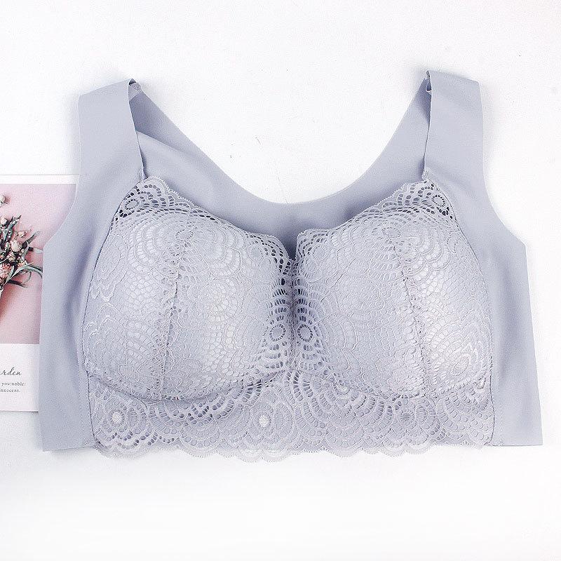 Thin Section Seamless-Ring Gather Bra