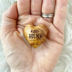 Pocket Hug Wooden Heart Token