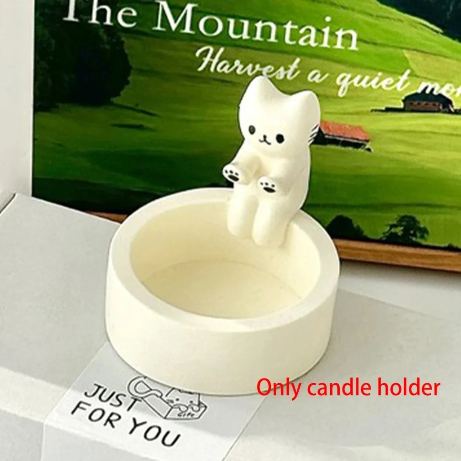 Cute Cat Candle Holder