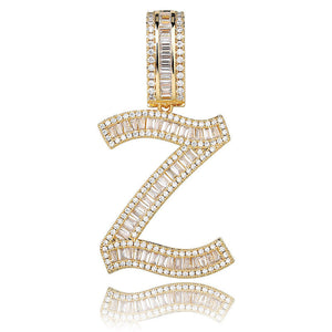 Alphabetic Zircon Necklace