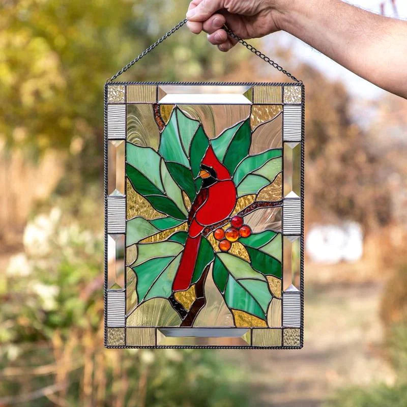 Rectangular Bird Pendant Window Hangings 🐦