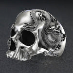 Skull And Dragon Ring