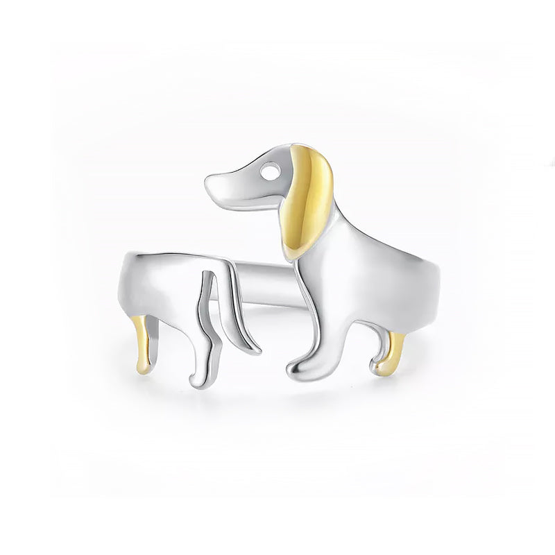 Pure Unconditional Love Sausage Dog Ring