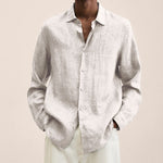 Men's Linen Long Sleeve Shirt