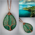 Tree of Life Opal Necklace