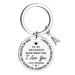 Sank® To My Granddaughter/Grandson Keychain