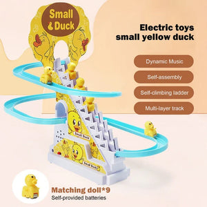 🦆Electric Duck Slide Track With Lights And Music🦆