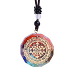 SRI YANTRA ORGONITE QUARTZ NECKLACE