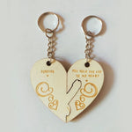 You Hold The Key to My Heart & Forever Couple Keychain