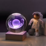 3D Galaxy Crystal Ball Nightlight Decorlamp