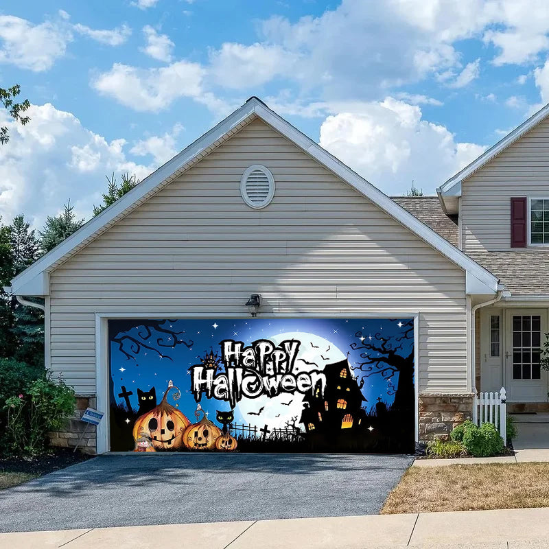 Halloween 2023 Garage Door Decoration