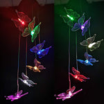 Solar-Powered Butterfly Lights