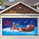 Snow Garage Door Banner Ornament