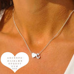 Initial Heart Necklace