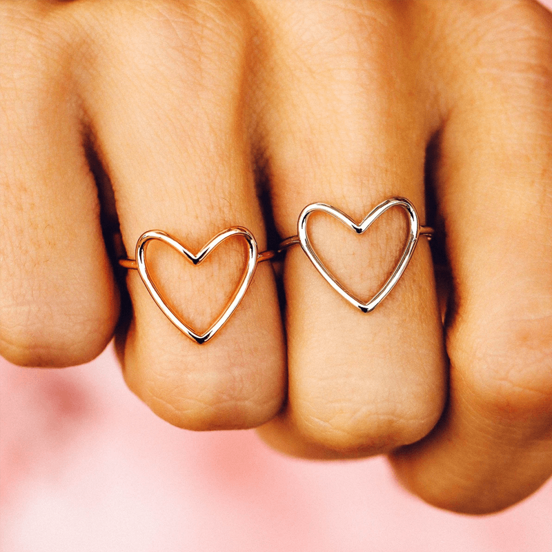 Oversized Heart Ring