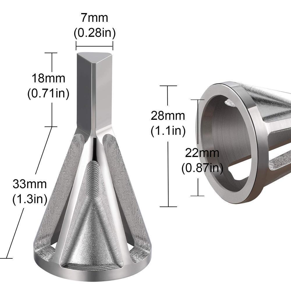 Domom® Deburring External Chamfer Tool for Drill Bit(2 PACK)