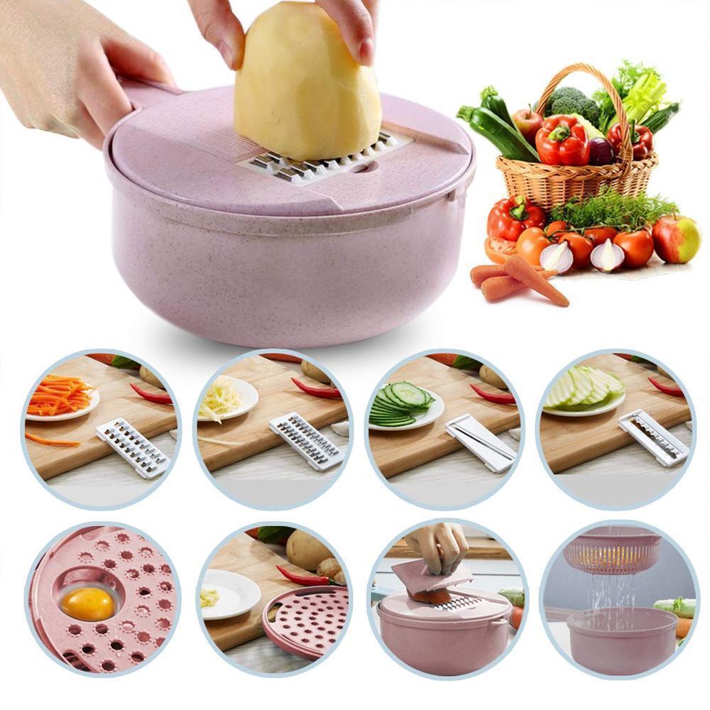 9 in 1 Multi-function Vegetable Slicer Set