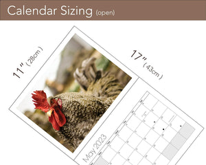 Big Cocks 2024 Wall Calendar - A Classy Collection of Rooster Photos