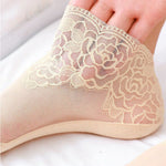 Ladies Fashion Lace Socks (6 Pairs)