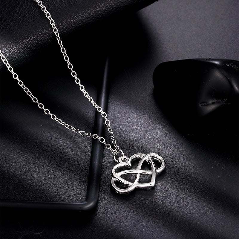 Love Bow Unbiological Sister Necklace Best Friend Necklace