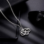 Love Bow Unbiological Sister Necklace Best Friend Necklace