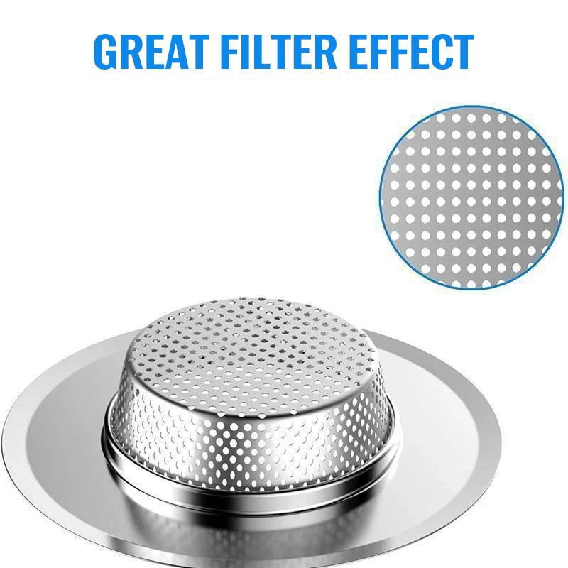 Kitchen Stainless Steel Sink Filters (3 Pieces)