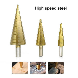 Domom® Titanium Step Drill (3 pieces)