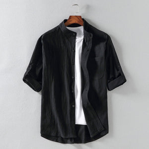 Short Sleeve Linen Shirt