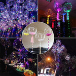 Christmas Party Balloons with LED String Light