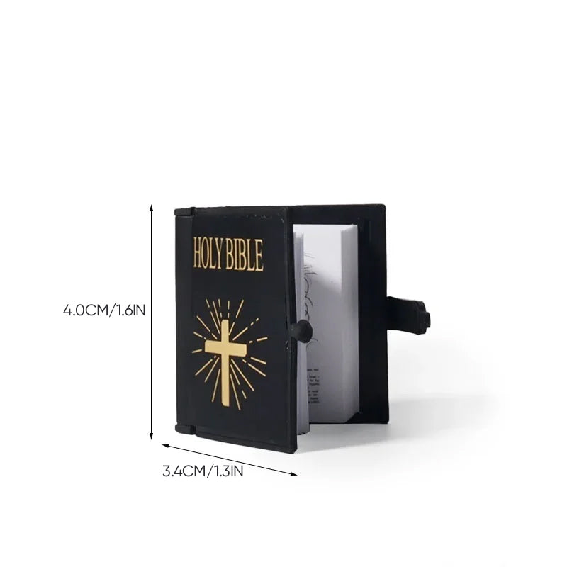 Mini Bible Cross Keychain