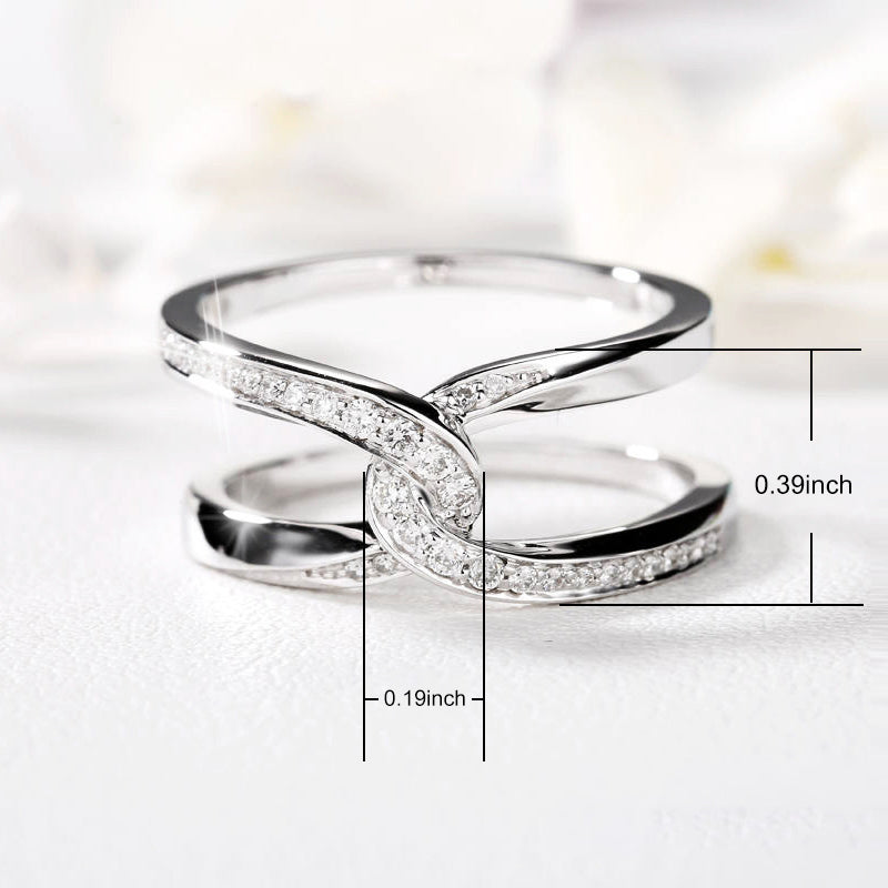 Special Bond Rectangle Interlocking Ring