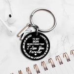 Sank® To My Son/Daughter Keychain Black Version