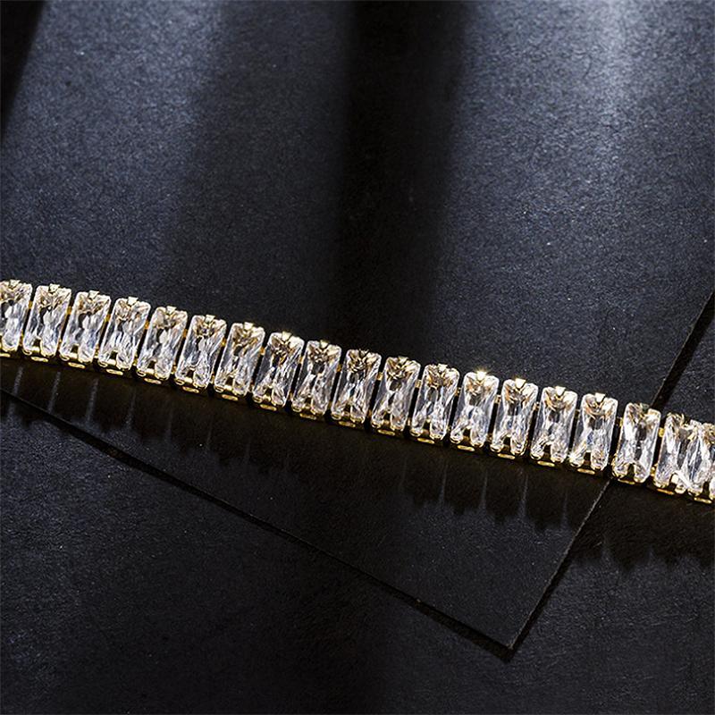 18K Gold Plated Cubic Zirconia Bracelet