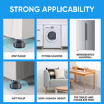 4 Pcs Adjustable Height Washing Machine Support