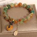 Natural Colorful Agate Bracelet