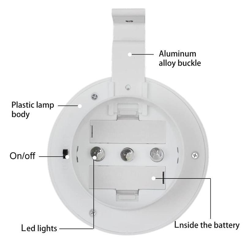 Solar powered gutter lights