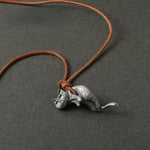 Scruffy Cat Necklace