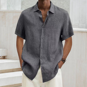 Short-sleeved summer shirt for men