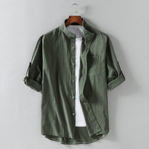 Short Sleeve Linen Shirt