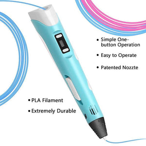 3D Printing Pen for Kids and Adults with 5m Filament(random colour & Biodegradable material)