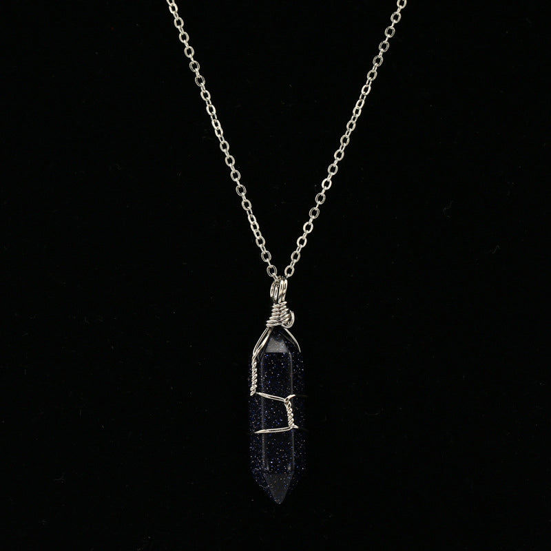 Hexagonal Crystal Necklace